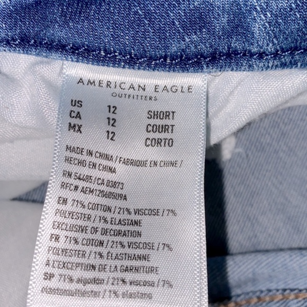 American Eagle curvy high rise jegging size 12 short - Picture 5 of 7